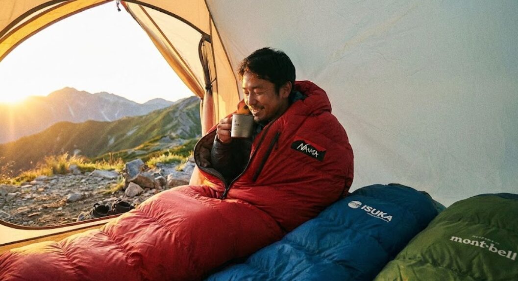 国産3大ブランド頂上決戦】登山用シュラフはナンガ・イスカ・モンベル